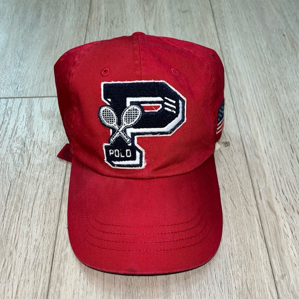 Polo Ralph Lauren x Wimbledon Classic P Baseball Cap, Red